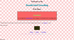 Desktop Screenshot of donaldlaird.com